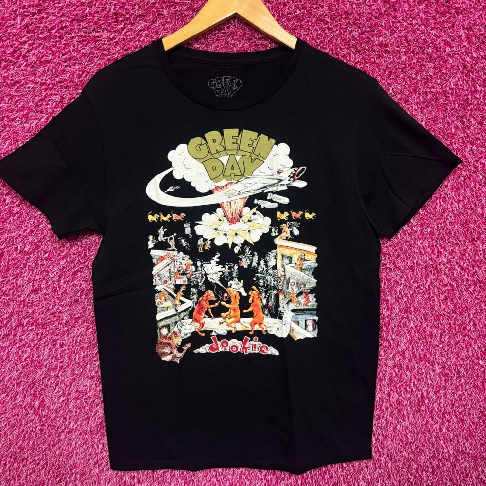 Green Day Dookie Album Cover Art Pop-Punk Rock Tee Med